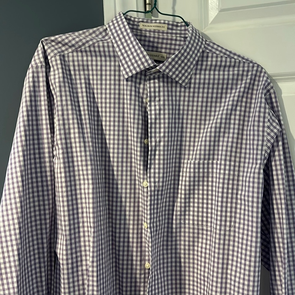 Men’s button-down dress shirt